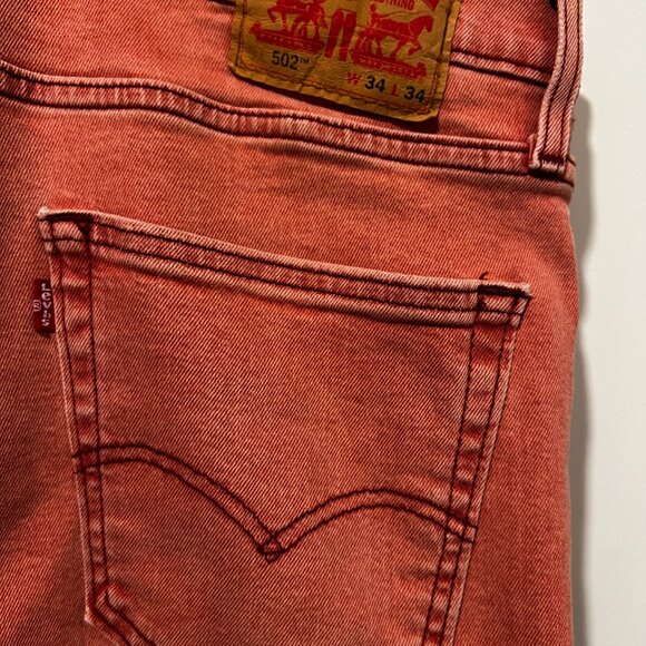 502 Rust Levis 34x34 - Picture 4 of 4